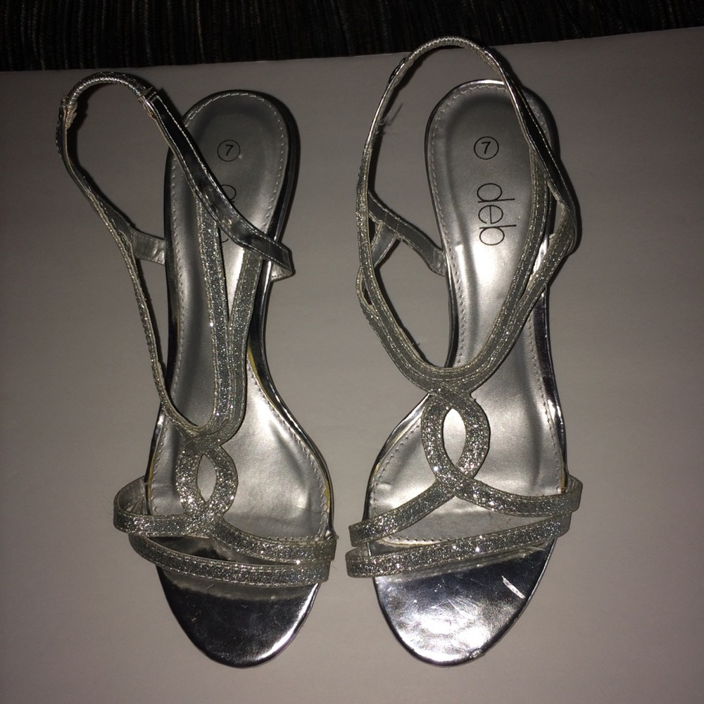 Deb Strappy Heels Size 7.